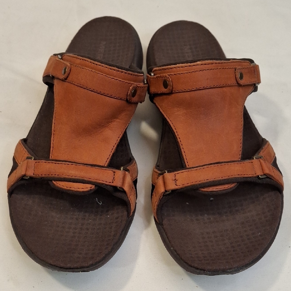 Merrell Women's Brown and Tan Women's Glade Autumn Sandals. Great Condition.